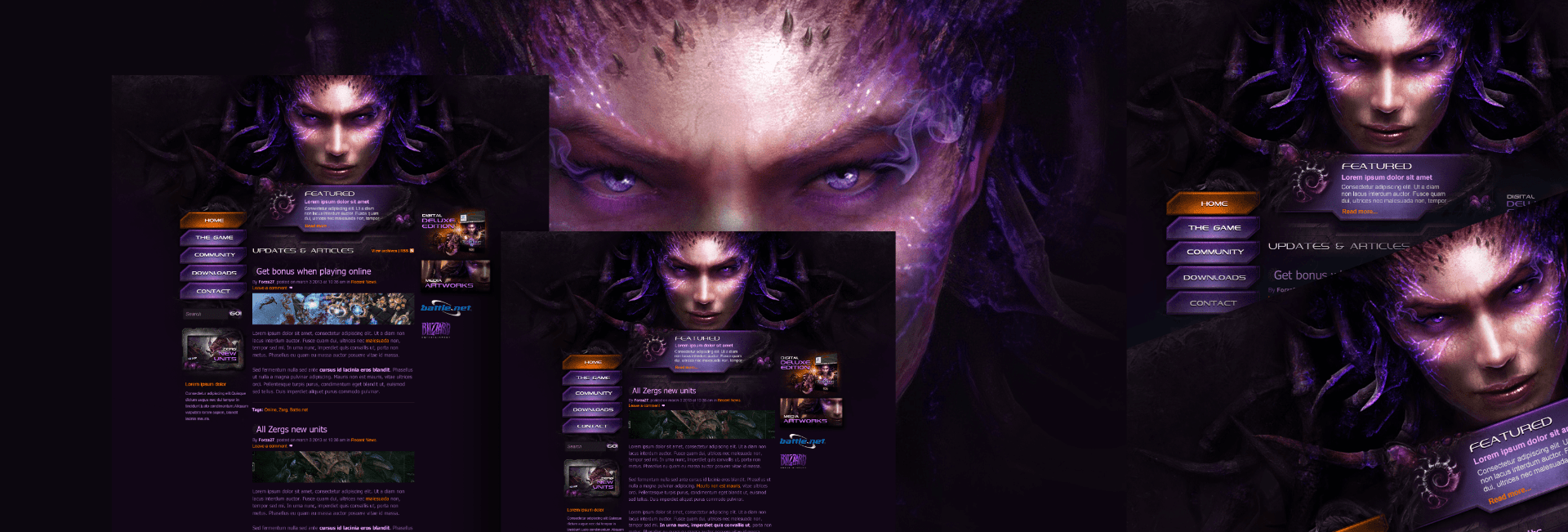 Starcraft 2 Wordpress