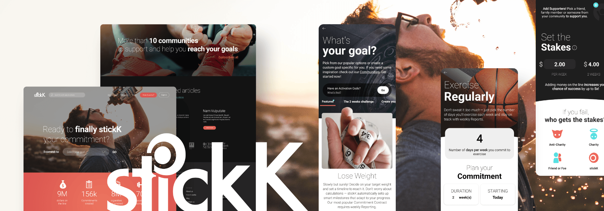 Stickk Application UI